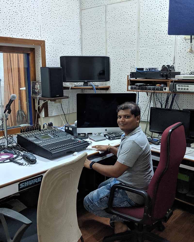 Recording-Cum-Editing Studio (Aksharadhvani)